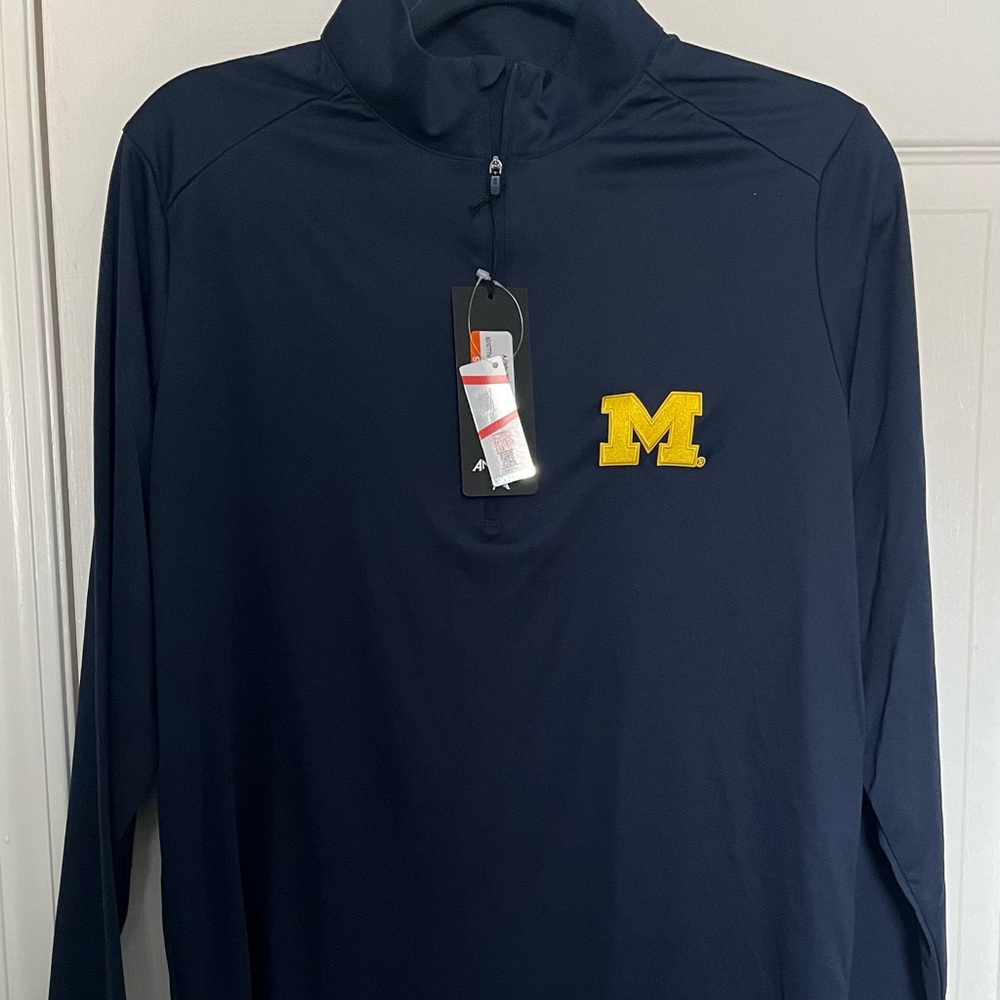Michigan Wolverines Lightweight Quarter-Zip Top